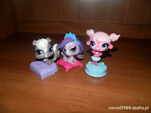 Littles Pet Shop jak nowe trzy figurki