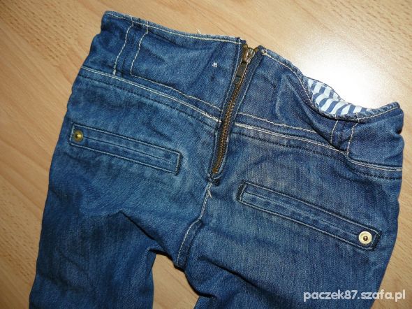 rurki jeansowe z zipem 110