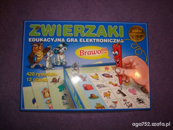 Elektroniczna gra edukacyjna ZWIERZAKI