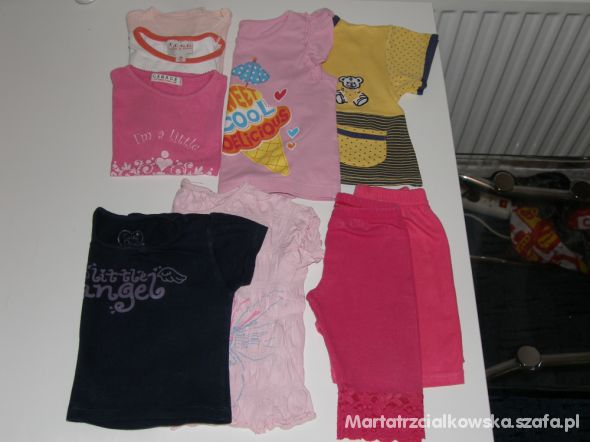 Bluzeczki i spodenki dla dziewczynki