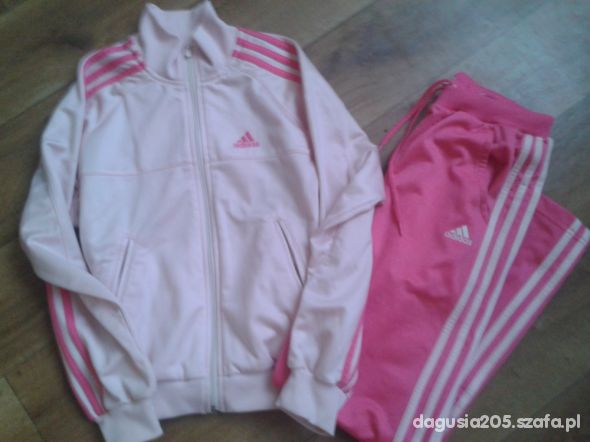 Adidas Różowy dres Orginalny Nowy 12 lat