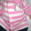 Hello Kitty welurowa bluza roz 0 3 msc