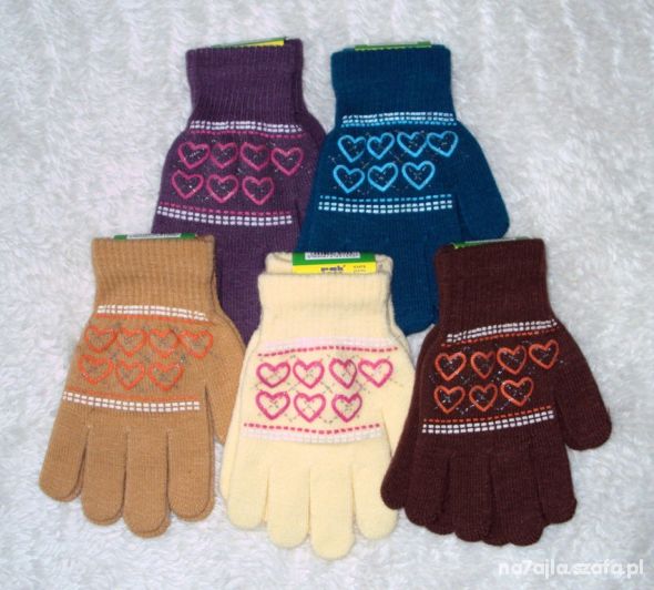 16 cm Rękawiczki dla dziewczynki 5 kolorów