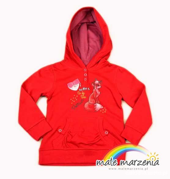 Bluza marki C&A z kotkiem rozm 110