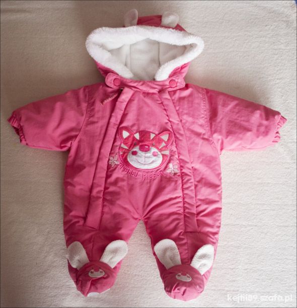 Kombinezon dla dziewczynki 56 62 różowy