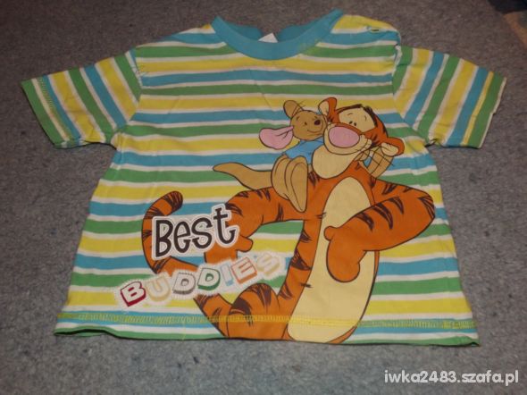 koszulka z tygryskiem 12 18 mies