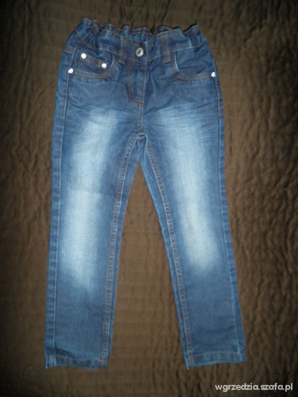 Spodnie jeansowe C i A 110 cm