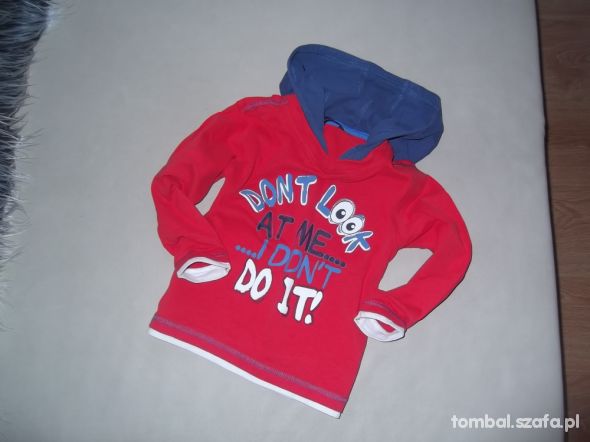 Georgr 98 104 bluzka z kapturem