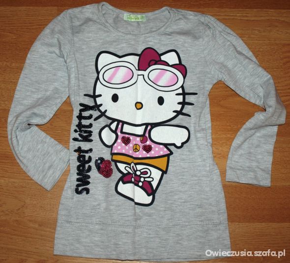 Śliczna bluzeczka tunika Hello Kitty 110