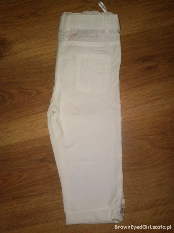 Nowe białe spodnie Clockhouse
