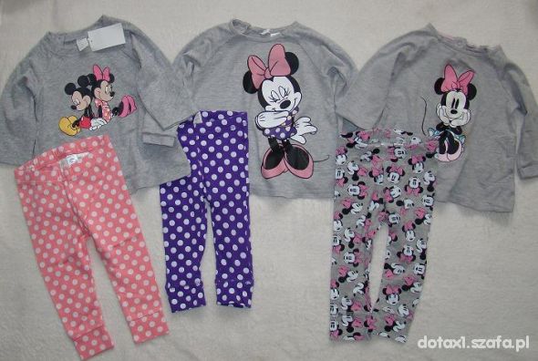 Komplecik H&M minnie r 80 NOWY