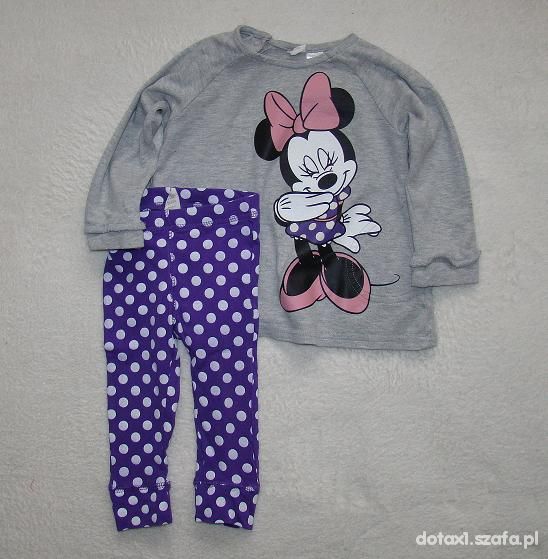 Komplecik H&M minnie r 80