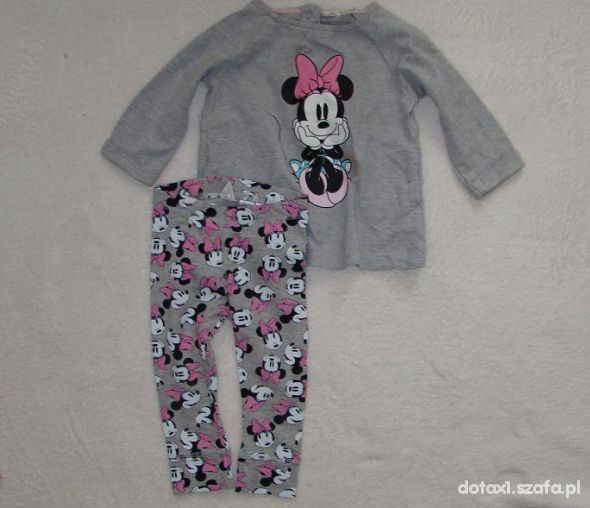 Komplecik H&M minnie r 80