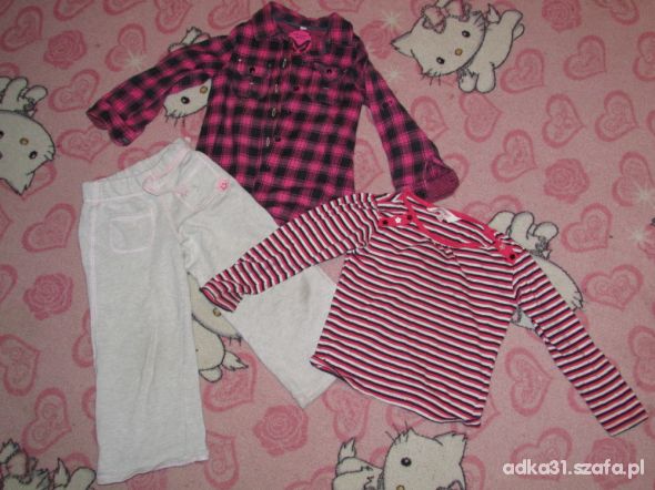 3 sztuki dla dziewczynki rozm 98