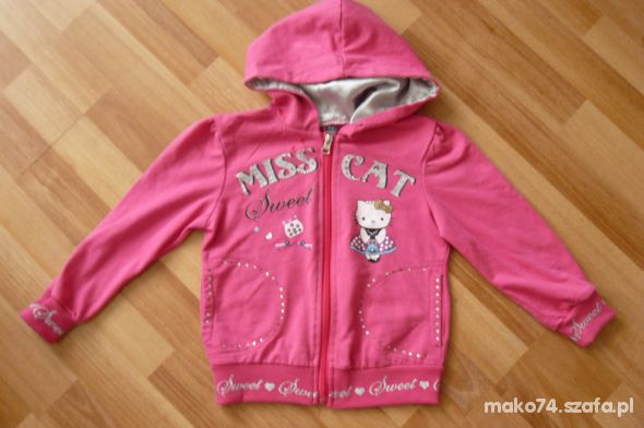 MISS CAT bluza z kapturem