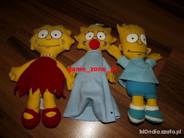 The Simpsons Maskotki Bart Lisa Maggie