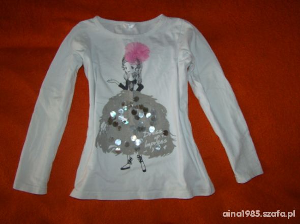 bluzka z lalą 104 110