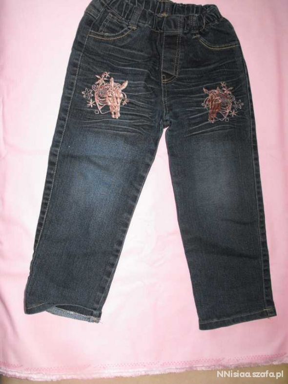 Spodnie jeansowe konie