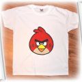 Tshirt dziecięcy z nadrukiem Angry Birds Czerwony