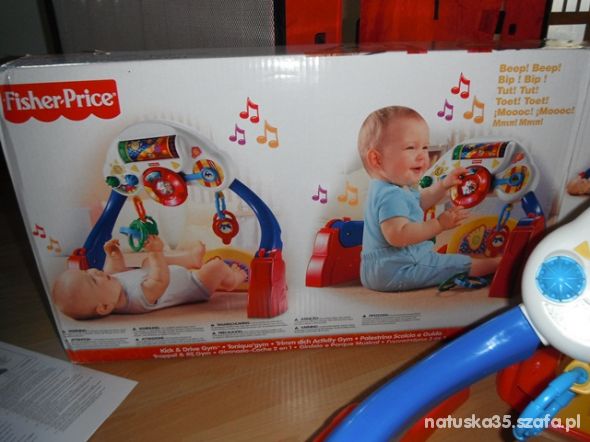 fisher price nowy przyrząd gim 2 w 1