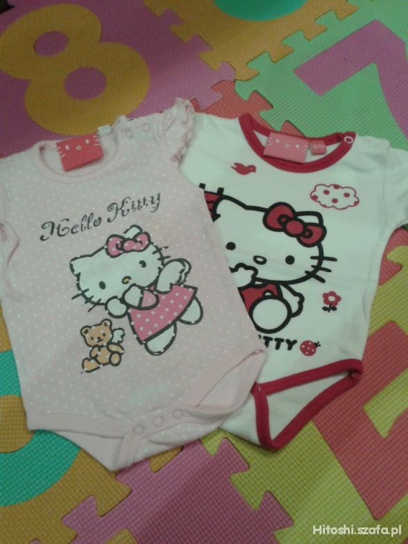 Różowe body z Hello Kitty