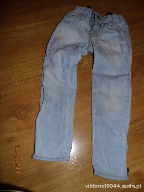 spodnie rurki 98 104