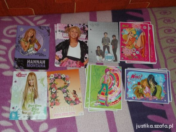 Karteczki Winx Hannah Montana