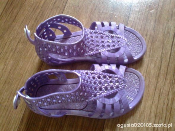 fioletowe sandałki dla dziewczynki rozmair 26