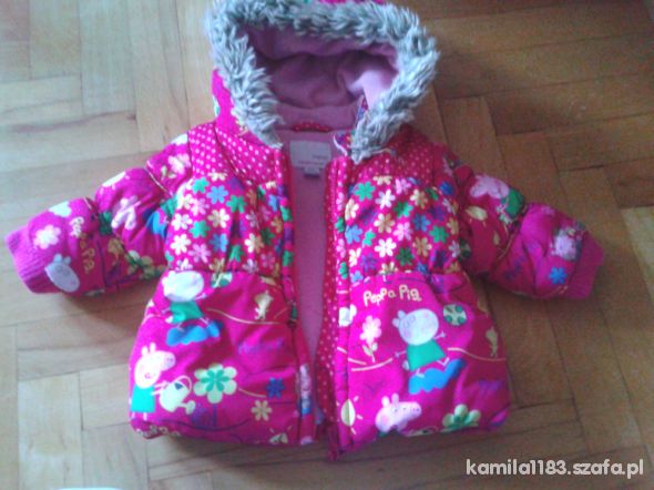 Wyprzedaż Znana kurtka Next Peppa Pig 74