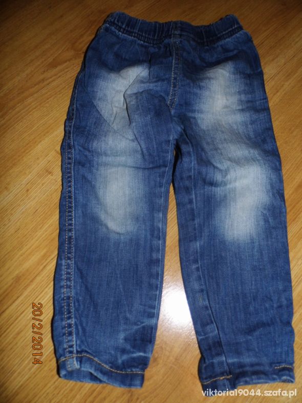 spodnie wycierane 92 98