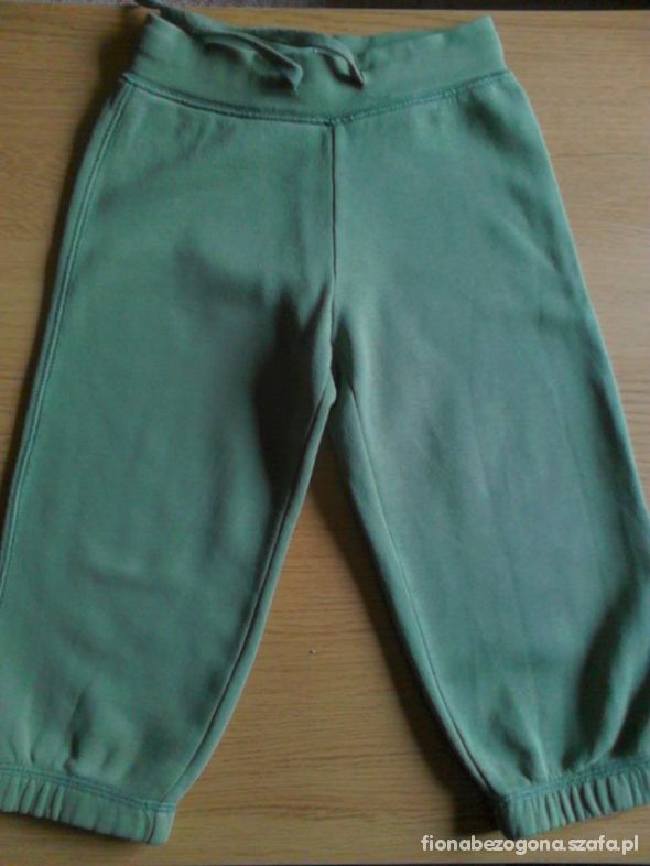 86 92 hm spodnie dresowe zielone
