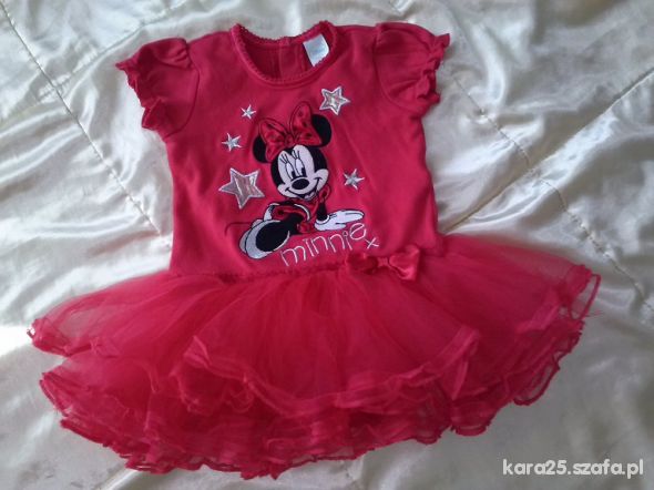 Sukienka z body tutu DISNEY 74cm