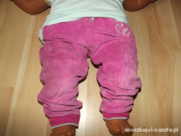 rozowe spodnie dresowe