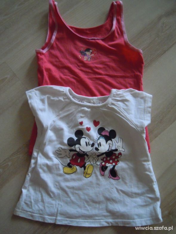 2 bluzeczki MICKEY i japan r 96 92