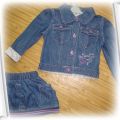 Komplet jeans roz 92 NOWY
