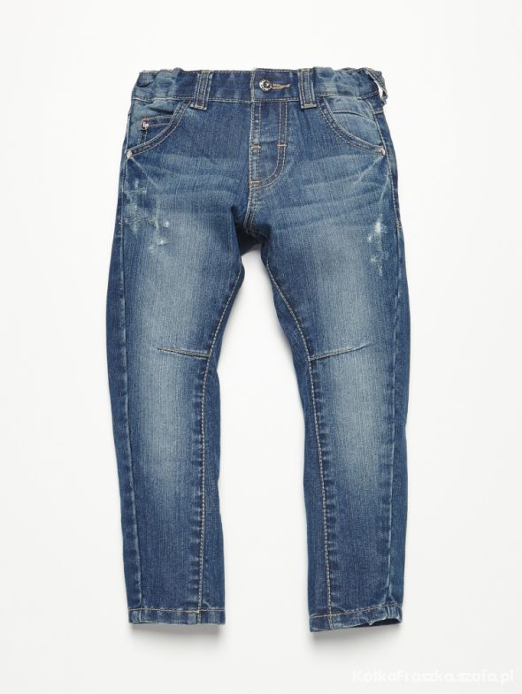 Reserved jeansy 80 86 mcy jak nowe