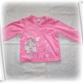 Disney welurowa różowa bluzka roz 2 3 lata 92 98