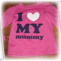 Bluzka Mothercare 110 I love my Mummy