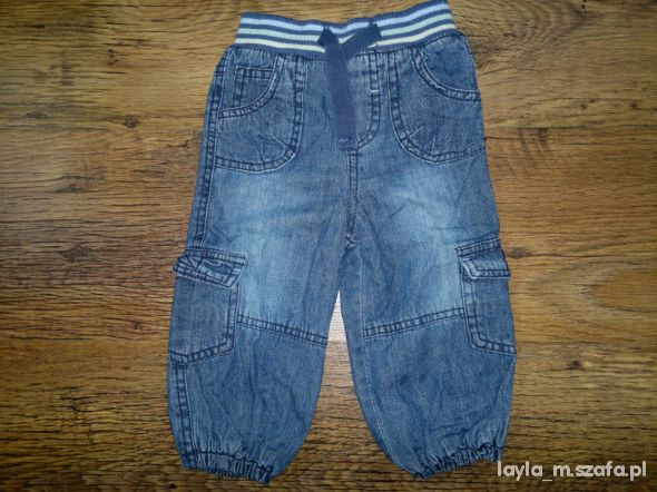 EARLY DAYS jeansowe spodenki dla chłopca rozm80