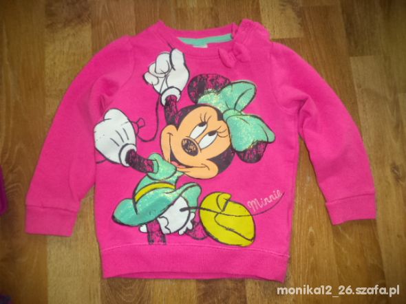 Bluza Myszka Minnie 86cm Stan idealny