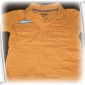 Bluzeczka polo koszulka pomarańczowa 18 mies