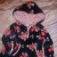 Bluza w kwiatki śliczna ciepła 92 cm
