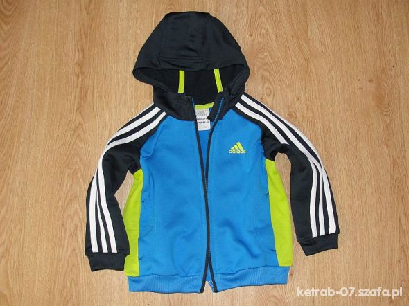 ADIDAS BLUZA TURKUSOWO LIMONKOWA