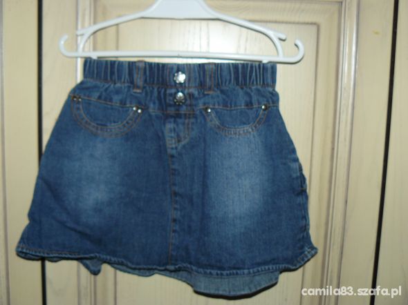 spódniczka r 116 dla dziewczynki jeansowa