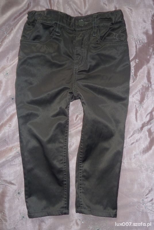 H&M spodnie eleganckie kokardki 92 cm jak nowe