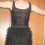 czarna sukienka z tiulem H M rozmiar 158 do 164