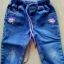 Spodnie jeansowe motylki YI LI TAO 3lata 104 cm