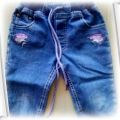 Spodnie jeansowe motylki YI LI TAO 3lata 104 cm