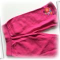 Różowe spodnie dresowe z kwiatuszkami