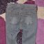 H&M legginsy jeansowe 86